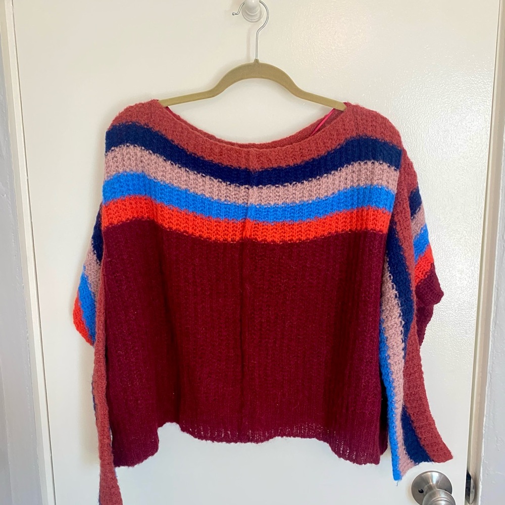 Free People Multicolor Striped Sweater - Picture 2 of 10